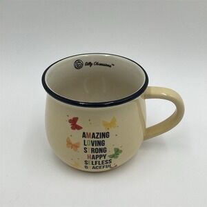 Silly Obsessions Butterfly Mug 12 oz Inspirational Quote Gift